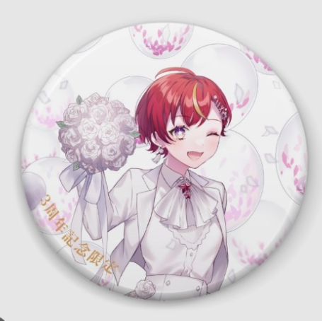 【限定】缶バッジ　夏野星空